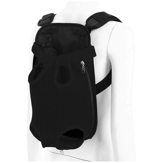 Dog Accessory Legs-Out Front Pet Dog Carrier Hands-Free Adjustable Backpack Travel Bag