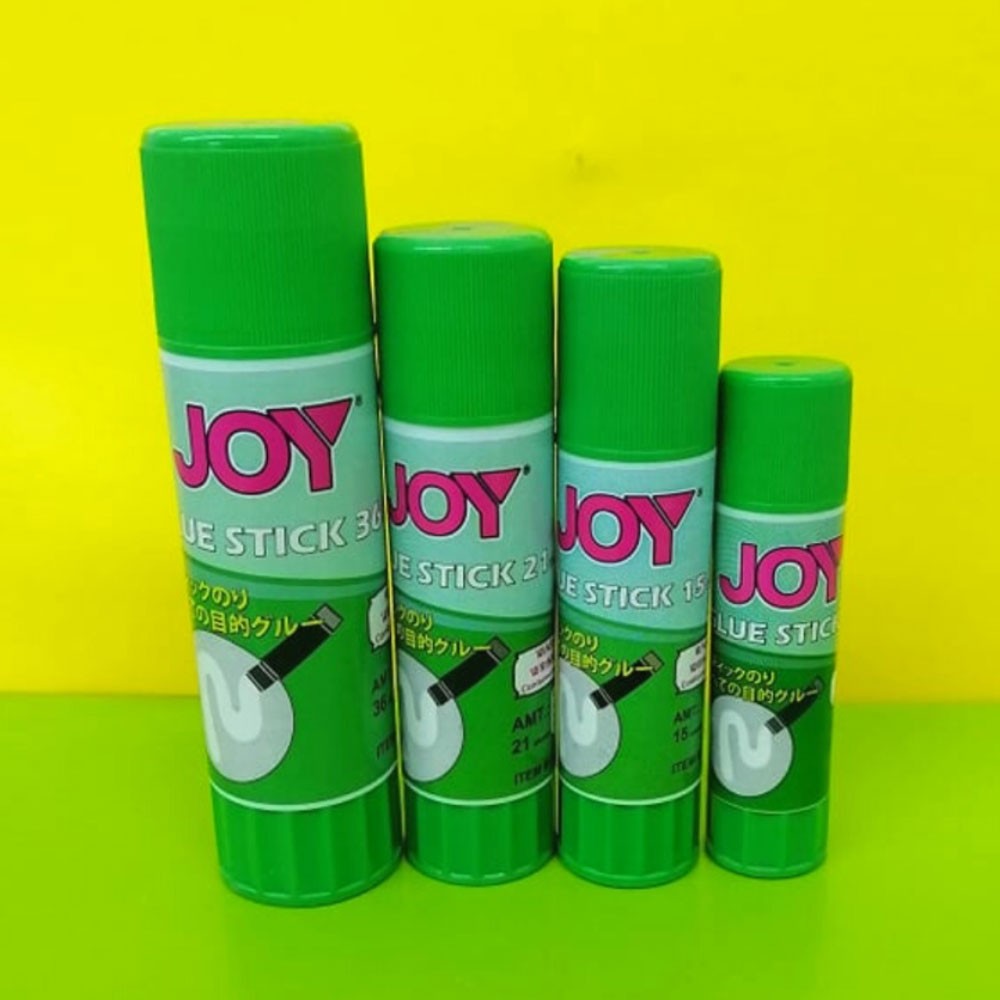 JOY Glue Stick 36g 21g 15g 9g | Strong Adhesive | Non-Toxic | Office, School, DIY Craft | Fast-Drying Glue
