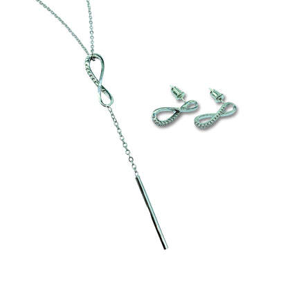 Jewelry Set for Women - Fashion Jewelry Silver/Gold Plated Necklace and Earrings Set