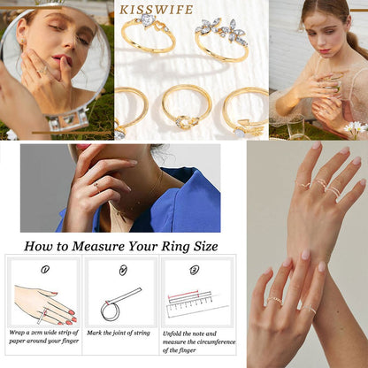 Luxury Crystal and Zirconia Rings Collection – Elegant Fashion Jewelry for civil weddings, proposals