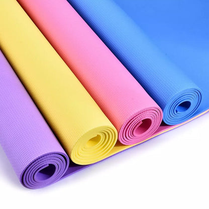 Yoga Mat Exercise Pad Thick Non-Slip, Durable Anti Slip 68 x 24 Fitness Yoga Mat for Men and Women | Choose Color Variations