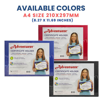 Certificate Holder A4 Size for Diploma Award Recognition Citation Paper File Cover