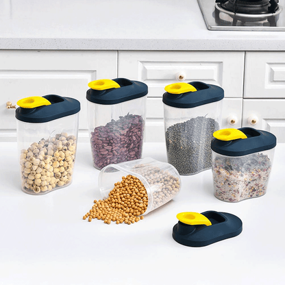 Food-grade Space-saving PP Airtight Cereal Container Storage Box for Dried Grains Storage Bottles