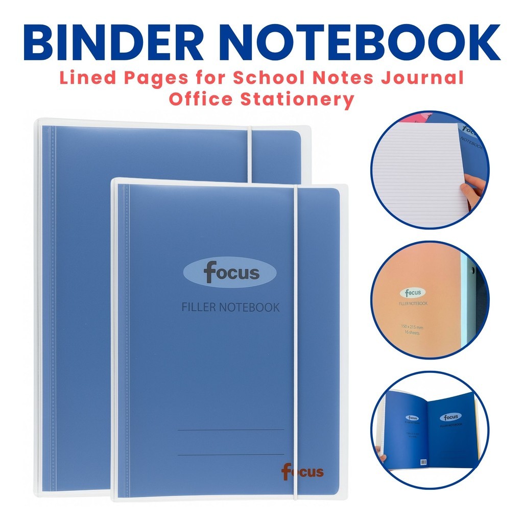Costa verde Binder Notebook with 10 Colorful Filler Notebooks Lined Pages for School Notes Journal