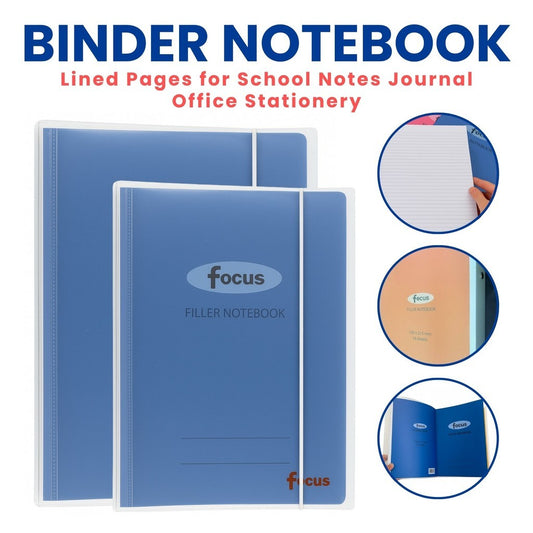 Costa verde Binder Notebook with 10 Colorful Filler Notebooks Lined Pages for School Notes Journal