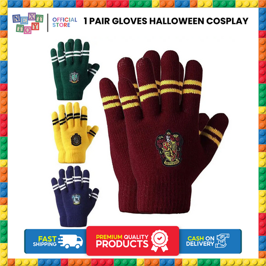 1 Pair Gloves Halloween Cosplay Party Supplies Accessories for Kids and Adults