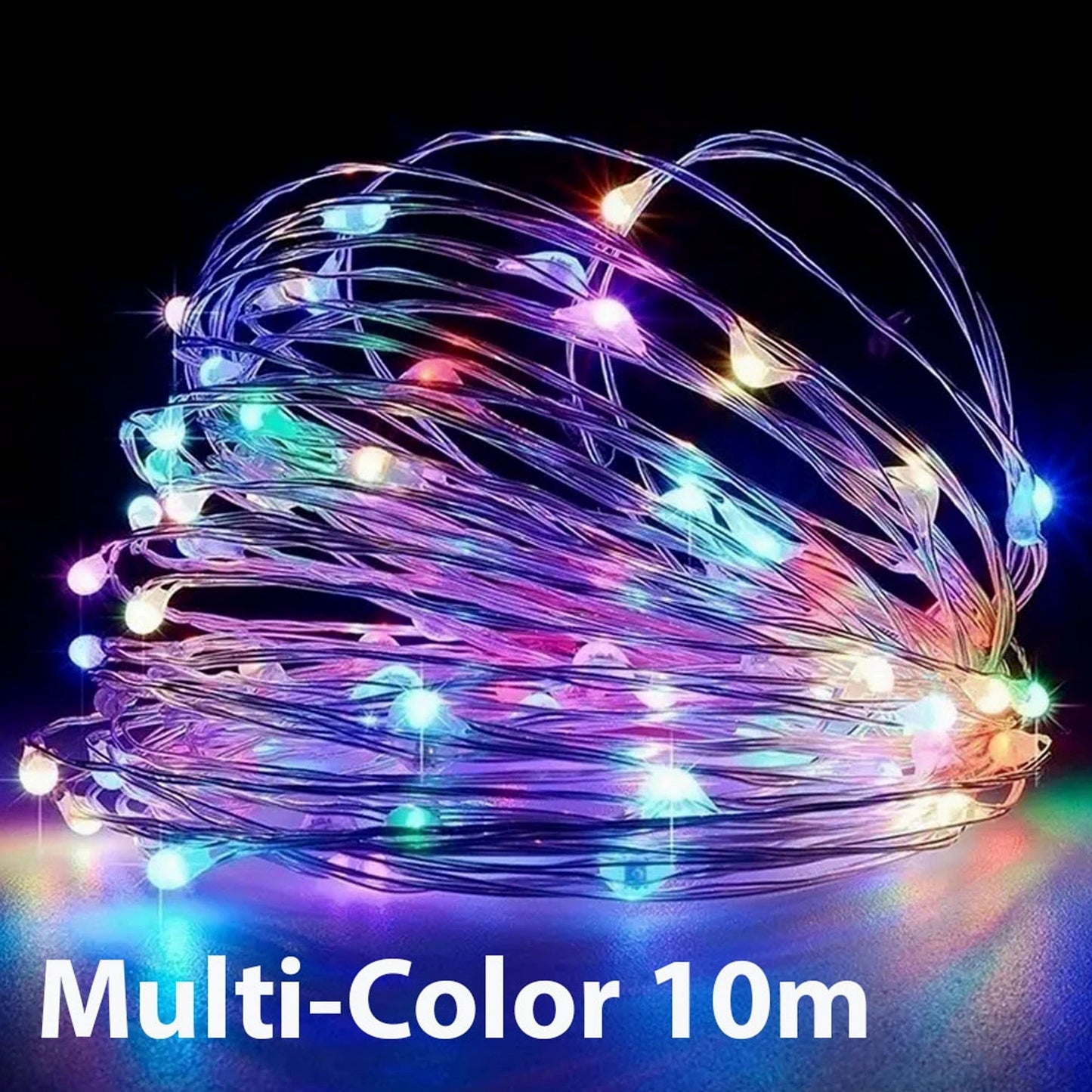 1pc 3M/10M Strip Light Led String Light Cooper Wire Christmas Light For Garland Holiday Fairy Wedding Party Decoration
