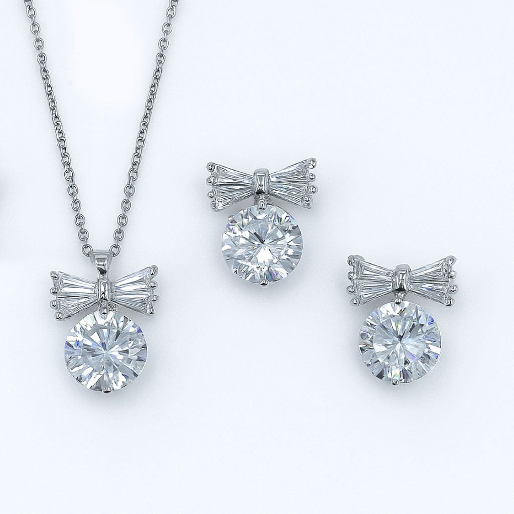 Jewelry Set for Women - Fashion Jewelry Silver/Gold Plated Necklace and Earrings Set