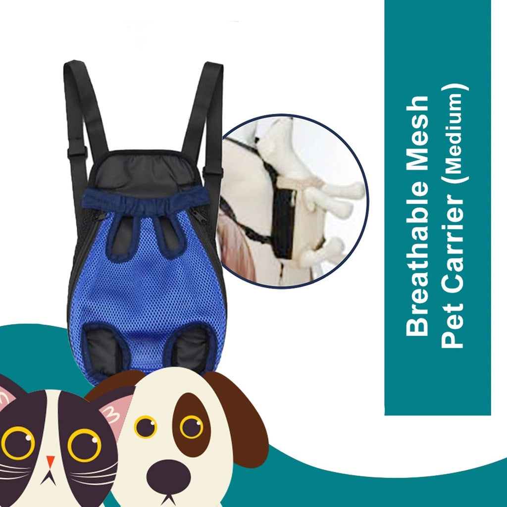 Dog Accessory Pet Carrier Breathable Mesh Travel Front Backpack Carrier Bag for Dogs and Cats