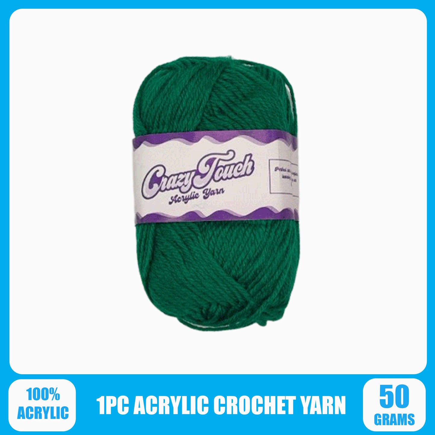 1pc. 50gram/Ball Acrylic Line Wool Yarn Thread Crochet Hook Weave Hand Knitting Soft Acrylic Yarn