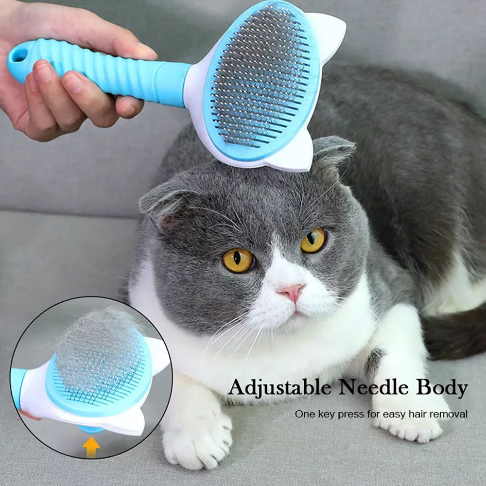 Pet Dog and Cat shedding Brush Hair Remover , Easy Pet Fur Remover for Cat and Dog