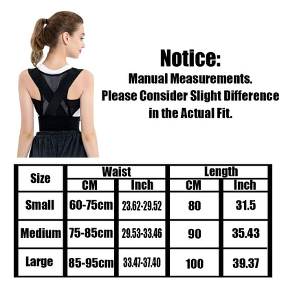 Posture Corrector Back Support Belt Orthopedic Posture Corset Back Brace Support Back Straightener Adjustable Shoulder