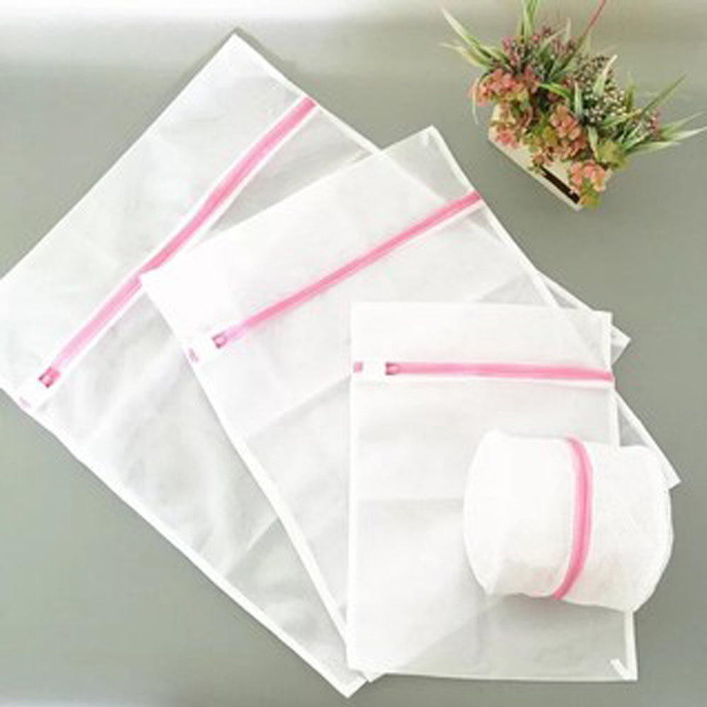 4 in1 Laundry Bags Washing Machine Protection Net Mesh Bags