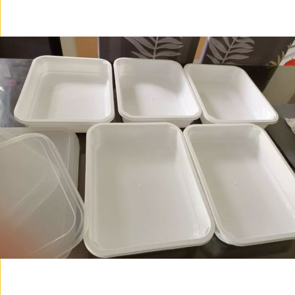 5000ml Food Storage Container with Lid | BPA-Free Plastic Organizer for Kitchen, Meal Prep, Freezer