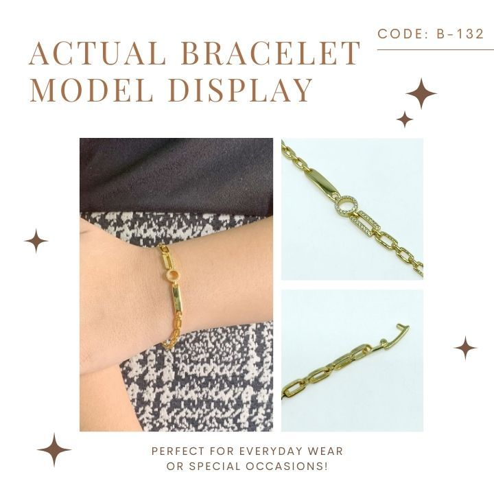 18K Gold, Silver & Rose Gold Bracelet – Elegant Women's Accessories