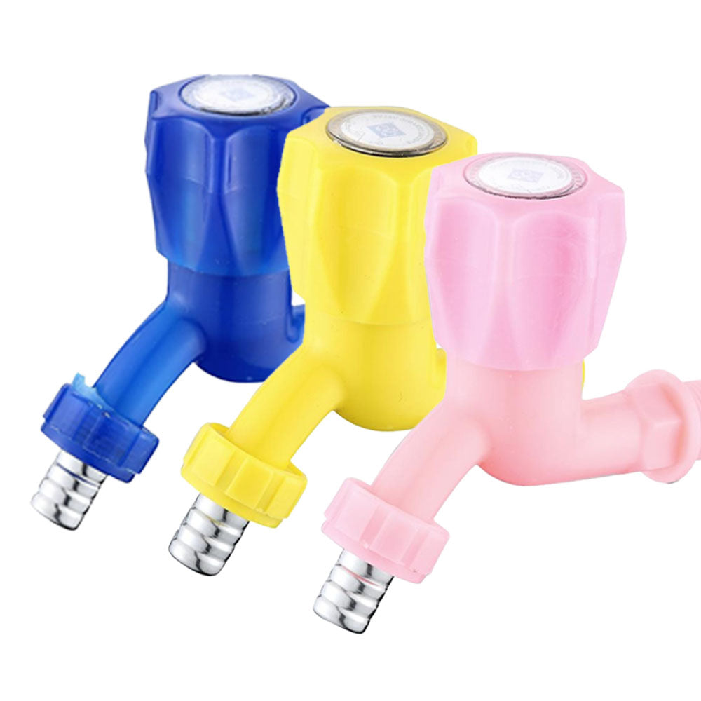 PVC Faucet Round Handle Hose Bibb Plastic Faucet