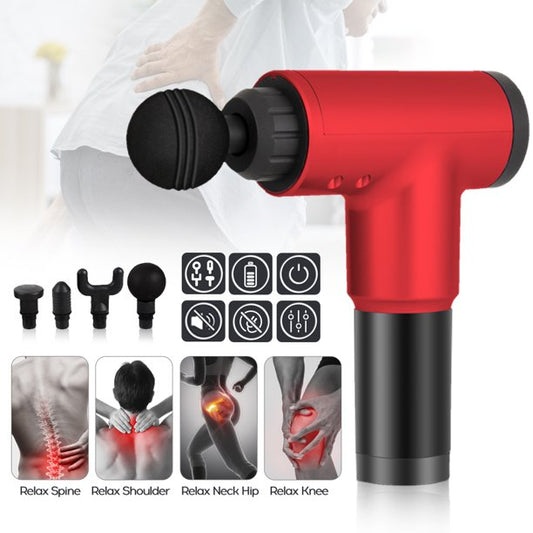 Fascial Massage Gun Deep Tissue Percussion Massager – Handheld Muscle Relaxation Device for Pain Relief
