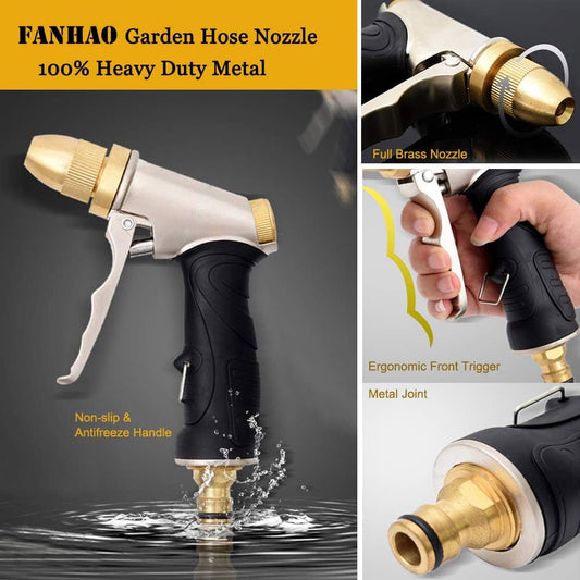High Pressure Water Spray Gun Car Wash Hose Nozzle Garden Supplies Watering Sprinkler Cleaning Tools Water Gun Dropshipping