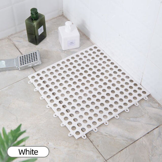 Non-Slip Bathroom Floor Mat – Waterproof Interlocking Drainage Tiles for Shower, Kitchen, Outdoor, 30x30cm