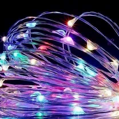 1pc 3M/10M Strip Light Led String Light Cooper Wire Christmas Light For Garland Holiday Fairy Wedding Party Decoration
