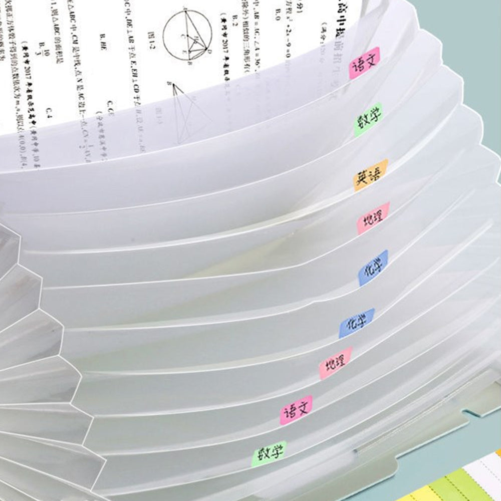 A4 Size 13 Desktop Document Folder File Paper Storage Organizer 1Pc