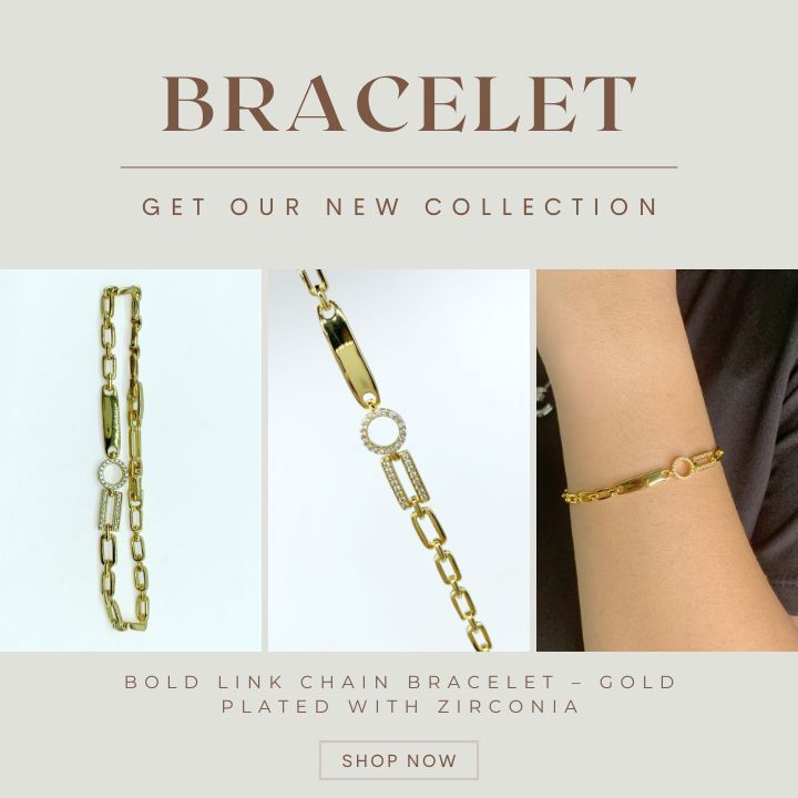 18K Gold, Silver & Rose Gold Bracelet – Elegant Women's Accessories
