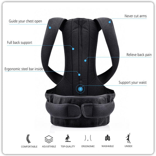 UPRIGHT POSTURE (Back support and Posture Corrector)
