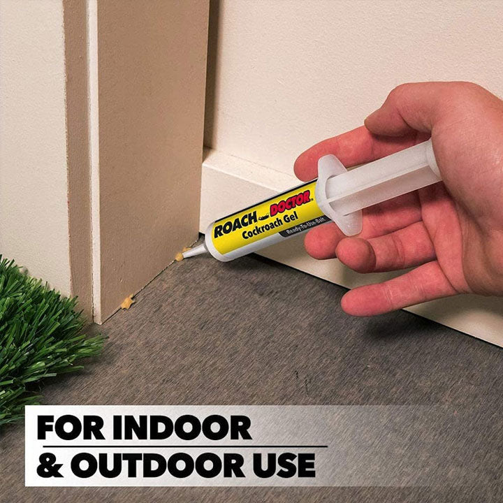 1pc Cockroach Killer Gel 5g Ready-to-Use Cockroach Gel Bait - Outdoor & Indoor Roach Killer with Syringe Applicator