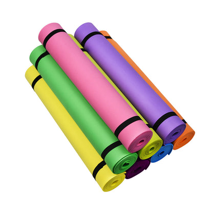 Yoga Mat Exercise Pad Thick Non-Slip, Durable Anti Slip 68 x 24 Fitness Yoga Mat for Men and Women | Choose Color Variations