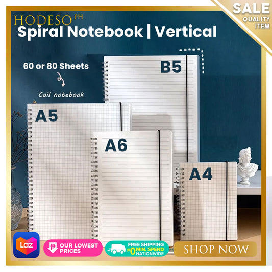 A5 A6 B5 Spiral book coil Notebook To-Do Lined Blank Grid Paper Journal Diary Sketchbook For School Supplies Stationery