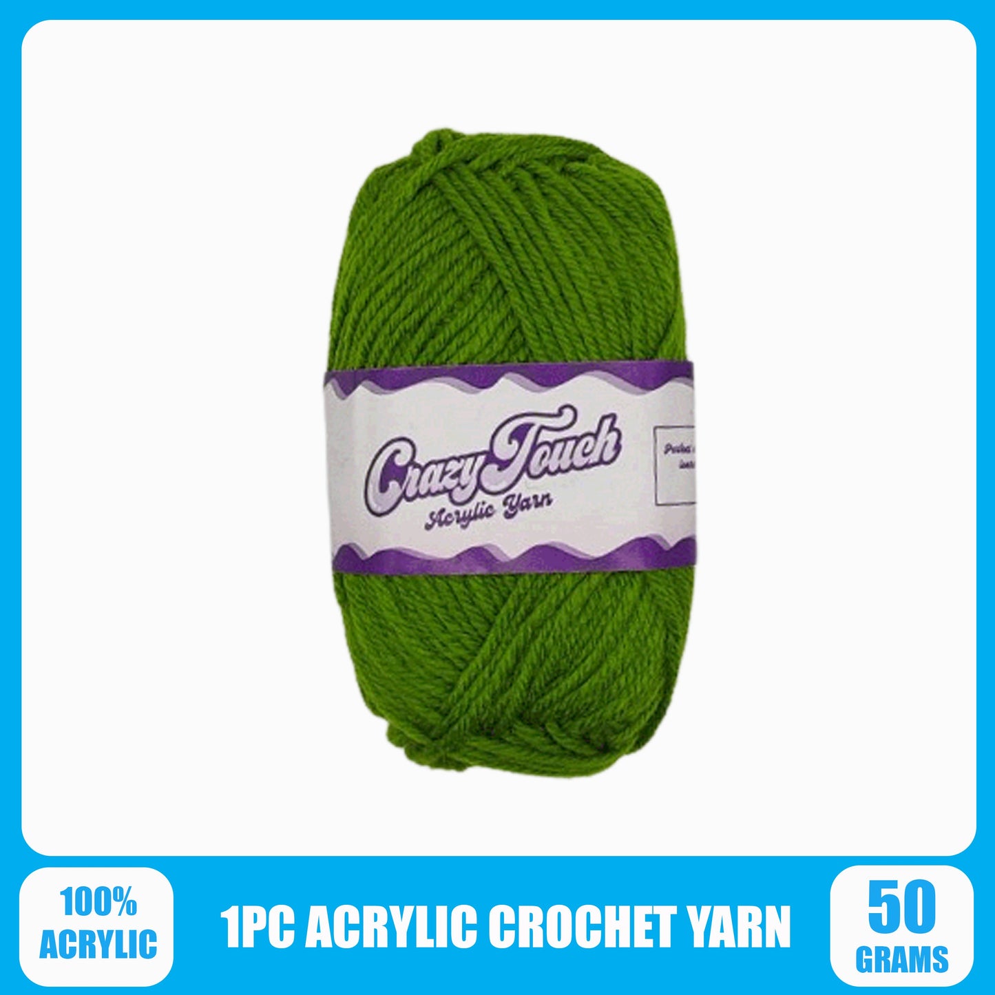 1pc. 50gram/Ball Acrylic Line Wool Yarn Thread Crochet Hook Weave Hand Knitting Soft Acrylic Yarn