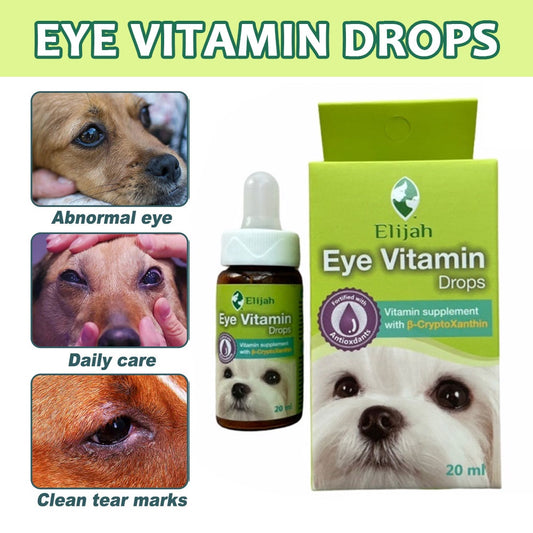 EyeVita Tear Stain Remover DropsEye Vitamins For Dogs Cats Pets | TearStain Removal