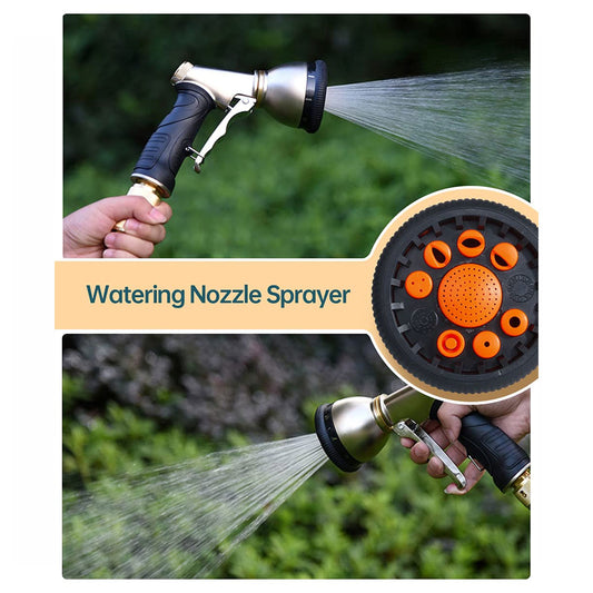 Irrigation Tool Car Washer Rotary Water Spray Gun Garden Watering Sprinkle Adjustable High-Pressure Variable Flow Controls