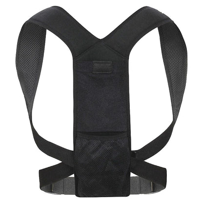 Adjustable Posture Corrector with Water Bottle Holder – Ergonomic Back Support for Hiking, Walking, & Outdoor Sports