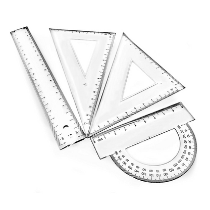 4in1 Ruler Set 12"