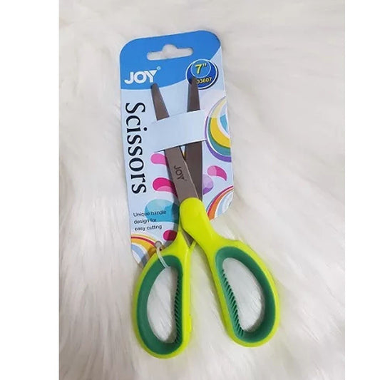 JOY 7-Inch Scissors – Sharp Stainless Steel Blades, Soft Grip Handles, Multipurpose for Office, School, Home