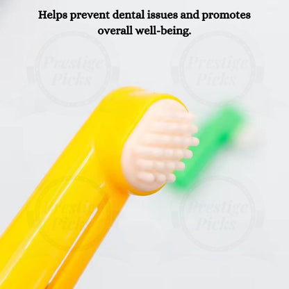 Pet Dental Care Kit for Dog Cat Puppy Toothbrush Toothpaste Set Teeth Oral Cleaning Bad Breath Care