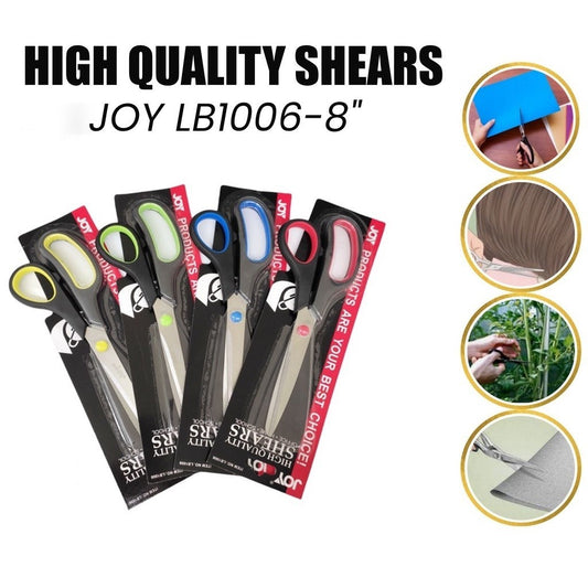 JOY High-Quality Multipurpose Scissors Shears for Office, Home, School - Sharp Stainless Steel Blades, Ergonomic Grip
