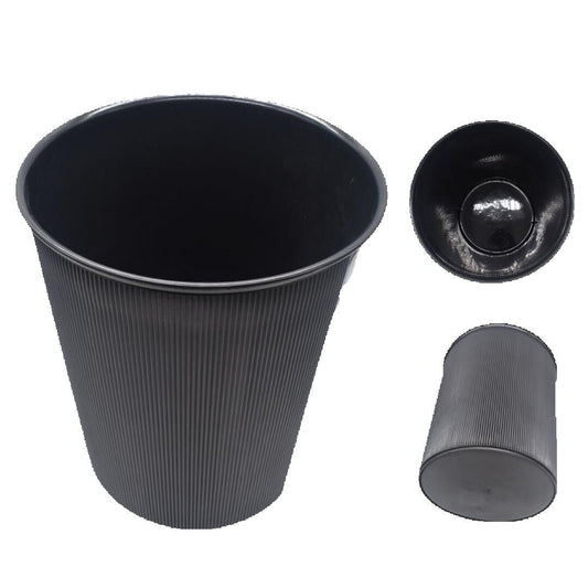 Durable Plastic Plant Pot for Gardening | Black Nursery Flower Pot with Drainage Holes, Lightweight & Reusable