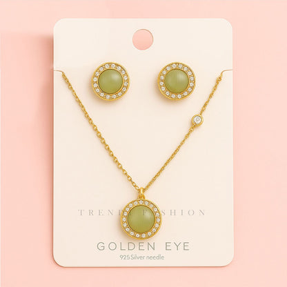 Jewelry Set for Women - Fashion Jewelry Silver/Gold Plated Necklace and Earrings Set