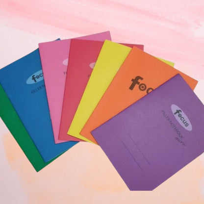 Filler Notebook 1pc 150x215mm 16 Sheets Colored Cover Lined Paper for School OfficeSupplies