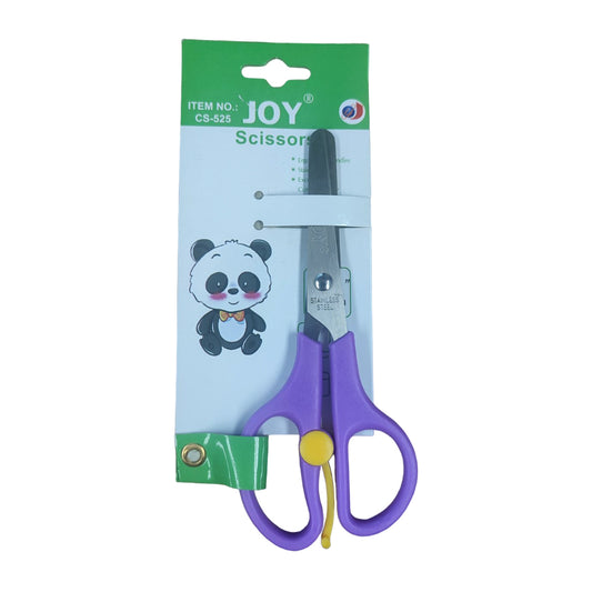 JOY Scissors 5.25" High Quality Cutting Scissor Kid DIY Paper-Cut Safety Scissor Handmade Round Head Scissors Stationery School Supplies Art Tool CS-525