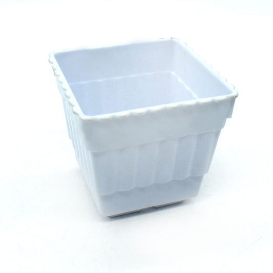 8CM Square Plastic Plant Pot - Small Nursery Pot for Seedlings, Indoor & Outdoor Gardening