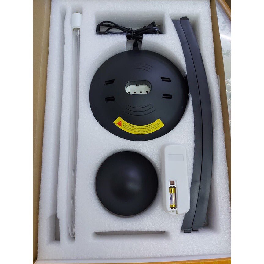 LED AC220V UV Sterilizer Light with Plug, 38W with Remote Control 3 Gear Timing