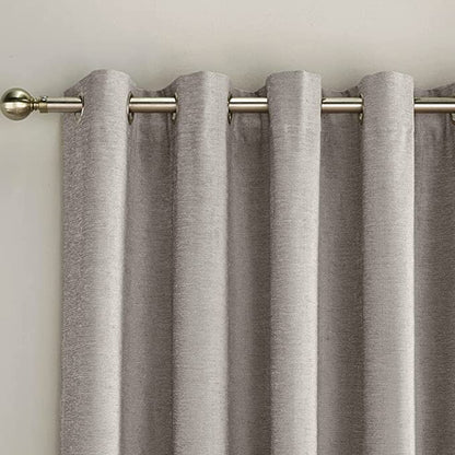 Plaid Blackout Curtains for Bedroom & Living Room - Window Drapes with Grommets, Light Blocking & Stylish Design