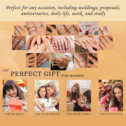 Luxury Crystal and Zirconia Rings Collection – Elegant Fashion Jewelry for civil weddings, proposals
