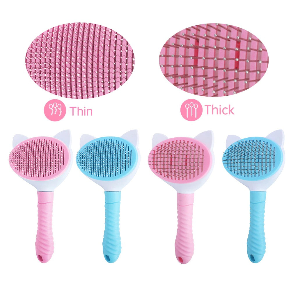 Pet Dog and Cat shedding Brush Hair Remover , Easy Pet Fur Remover for Cat and Dog