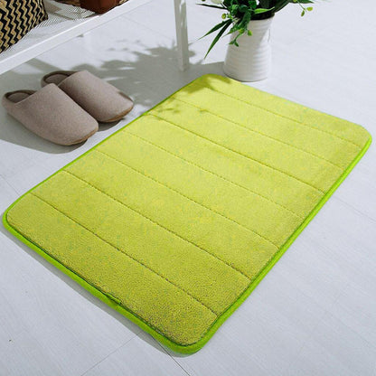 Soft Memory Foam Bath Mat - Absorbent, Non-Slip, Quick-Dry Floor Rug for Bathroom, Bedroom, Doorway & Home Use