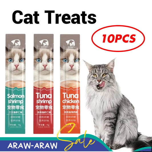 Buy10+2pcs free 15g Fresh and Creamy Cat Treats Snack: Delicious Flavor