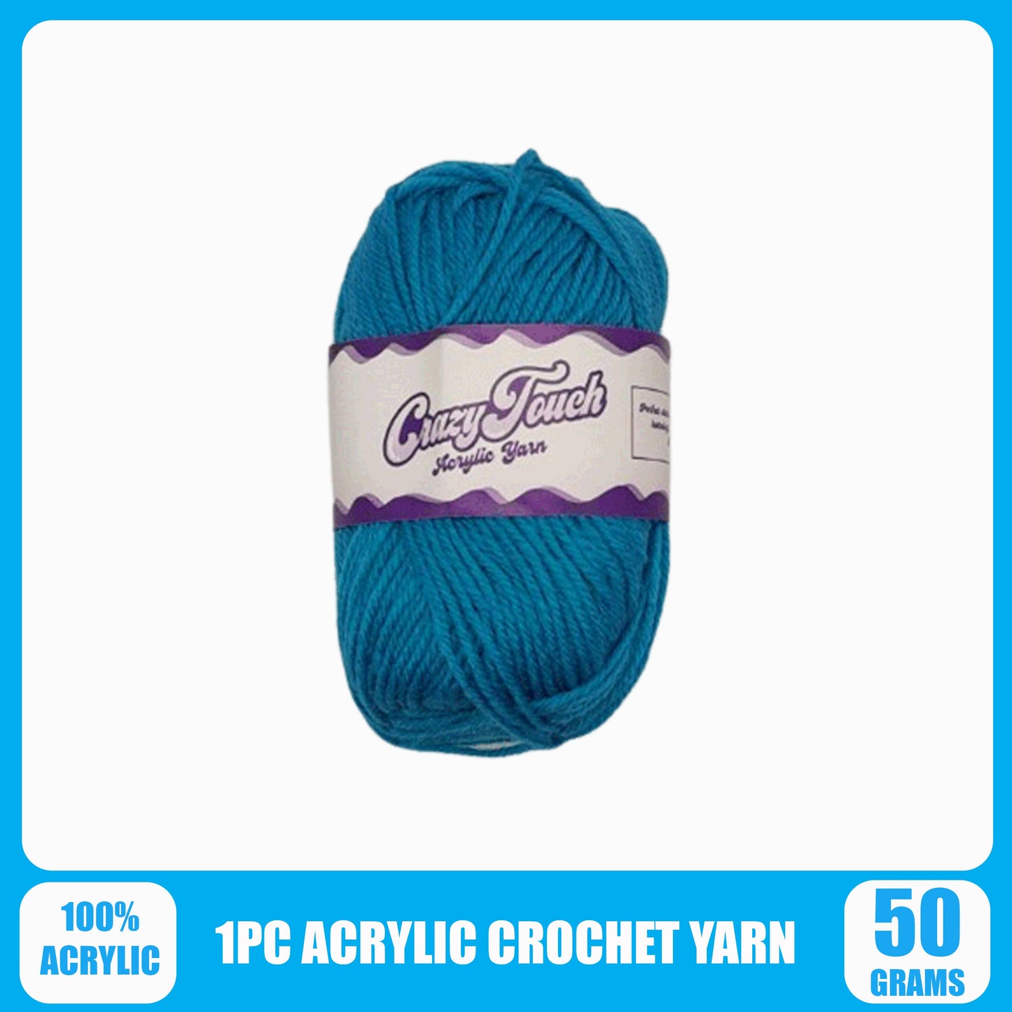 1pc. 50gram/Ball Acrylic Line Wool Yarn Thread Crochet Hook Weave Hand Knitting Soft Acrylic Yarn